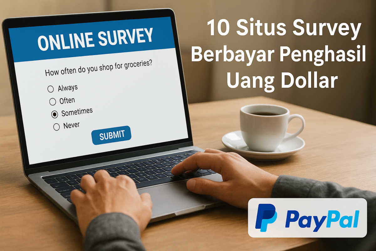 10 Situs Survey Berbayar Penghasil Uang Dollar, Bisa Cair ke PayPal