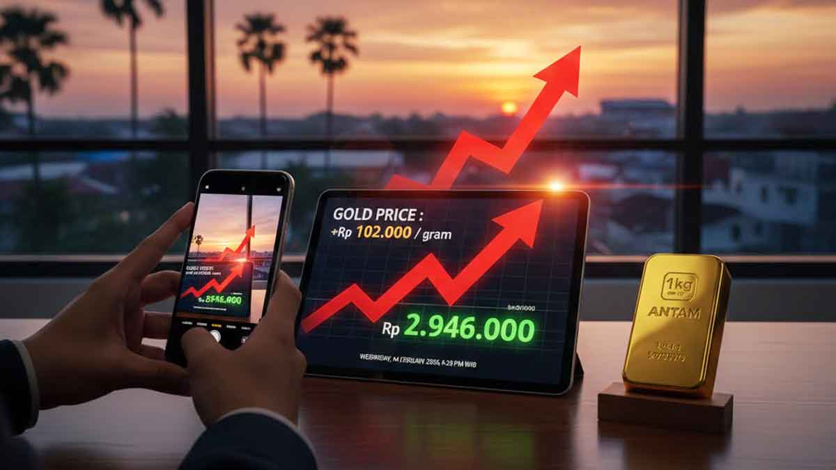 Harga Emas Antam Rabu 4 Februari 2026 Kembali Melesat Naik 