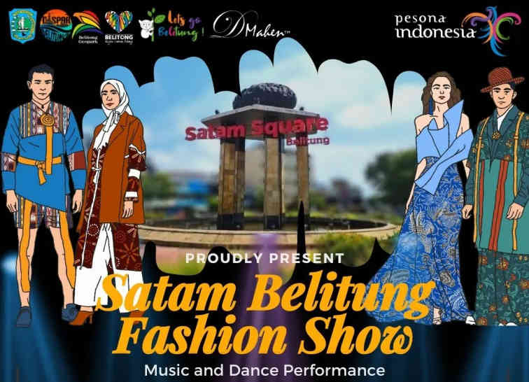 Sore Ini, Ada Satam Belitung Fashion Show di Pusat Kota Tanjungpandan