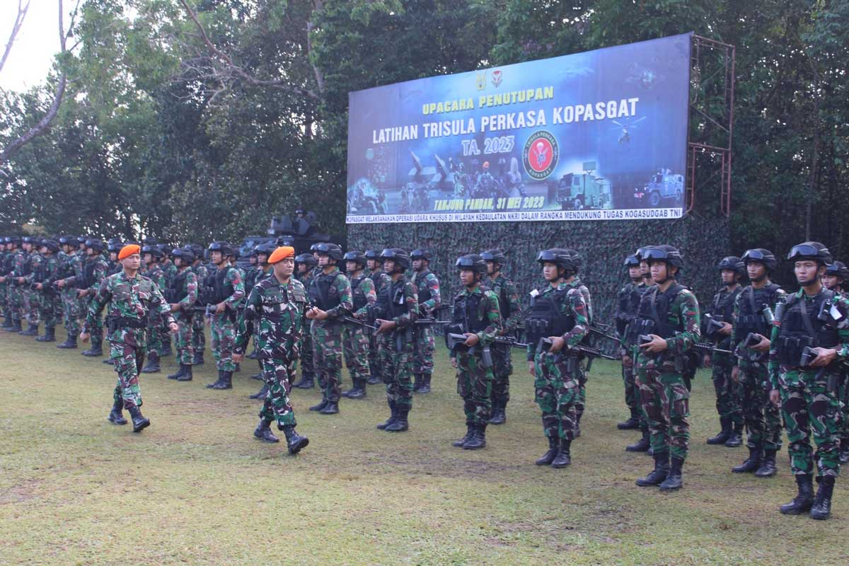 Latihan Gabungan Jalak Sakti dan Trisula Perkasa 2023 Ditutup, Jadi Tolak Ukur Kemampuan Prajurit TNI AU