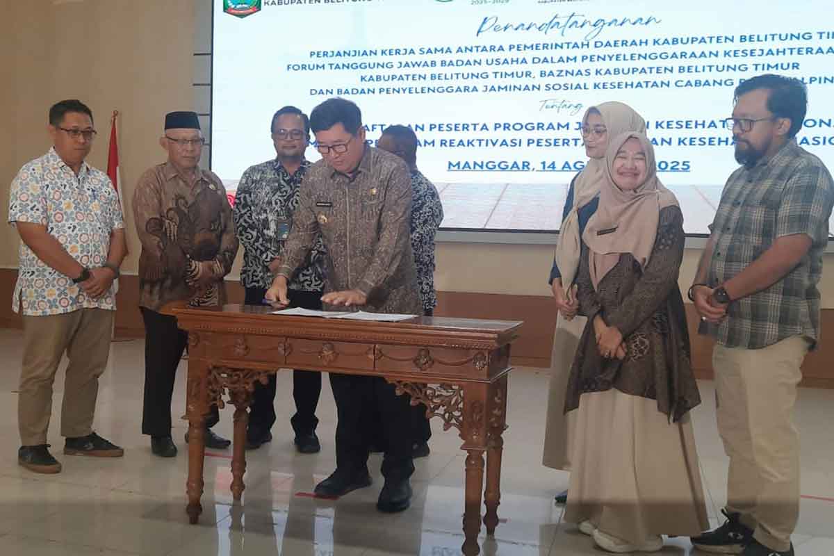 1.167 Warga Miskin Beltim Gratis Iuran BPJS Kesehatan Kelas 3, Bupati Ingatkan Pola Hidup Sehat