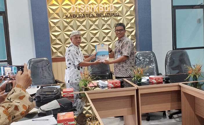 LAMBEL Sampaikan Hasil Sarasehan Adat dan Budaya ke Dindikbud Belitung