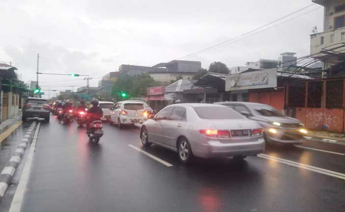 Simpang Rahat ke Bundaran Satam, Akses Dua Arah Jalan Sriwijaya Tanjungpandan Akan Dipermanenkan
