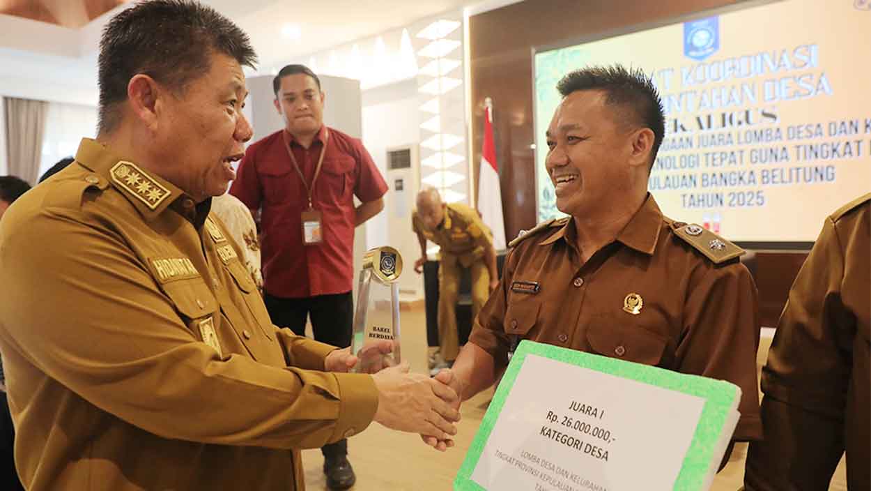 Desa dari Belitung Timur Sabet Juara 1 Lomba Tingkat Provinsi Babel 2025