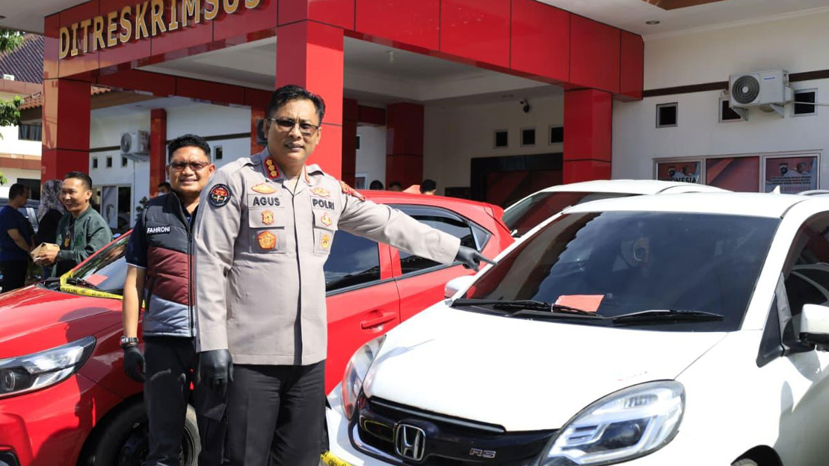 Polda Babel Bongkar Aksi Matel, 5 Debt Collector Tersangka Penarikan Mobil Ilegal