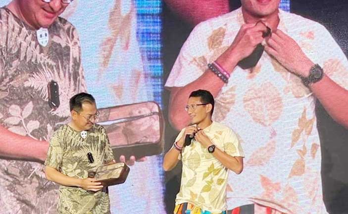 Wabup Belitung Raih Penghargaan Tokoh Muda Berkarakter Budaya Alam Nusantara