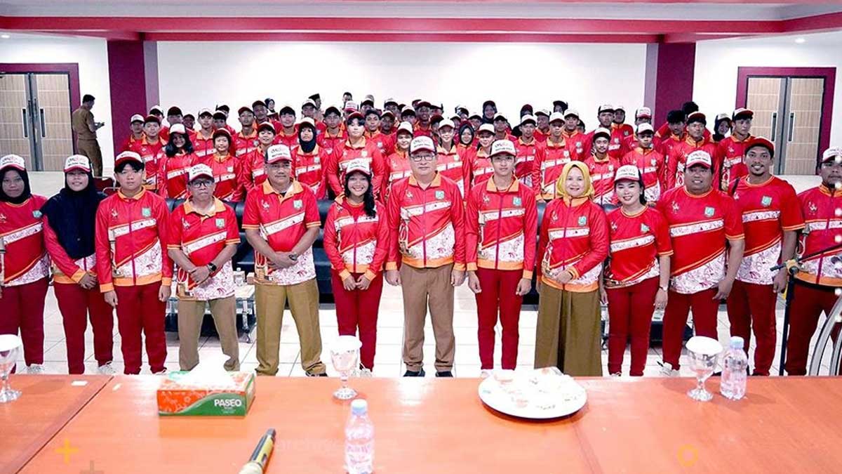 Kontingen POPDA Beltim 2026 Dilepas, Bupati Targetkan Gelar Juara