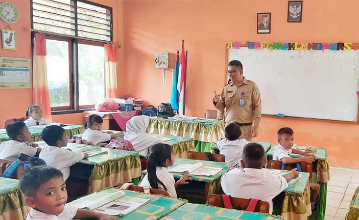 Monitoring Pasca Libur Semester, Dindikbud Belitung Pastikan KBM Mulai Berjalan