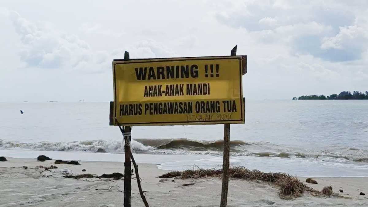 Cuaca Buruk Mengancam, BPBD Imbau Warga Babel Tak Rayakan Malam Tahun Baru di Pantai