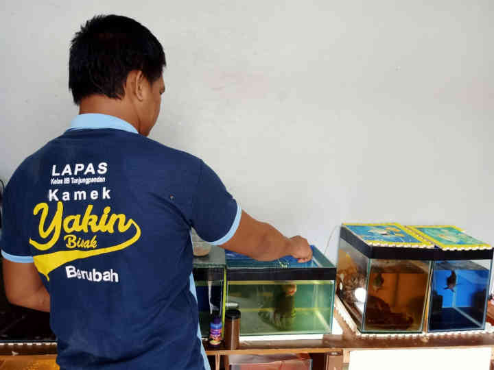 WBP Lapas Tanjungpandan Dapat Pelatihan Kerja, Bekal Keterampilan Setelah Bebas