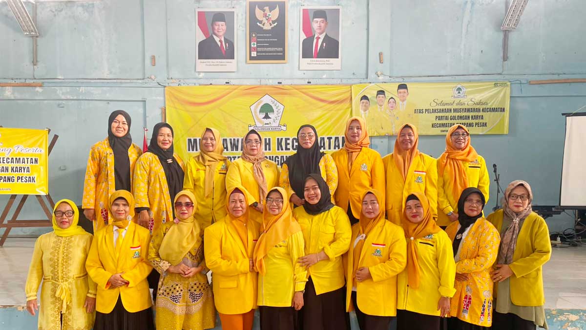 Sah! Tamrin Jadi Ketua PK Golkar Simpang Pesak, Kader Diminta Tetap Solid