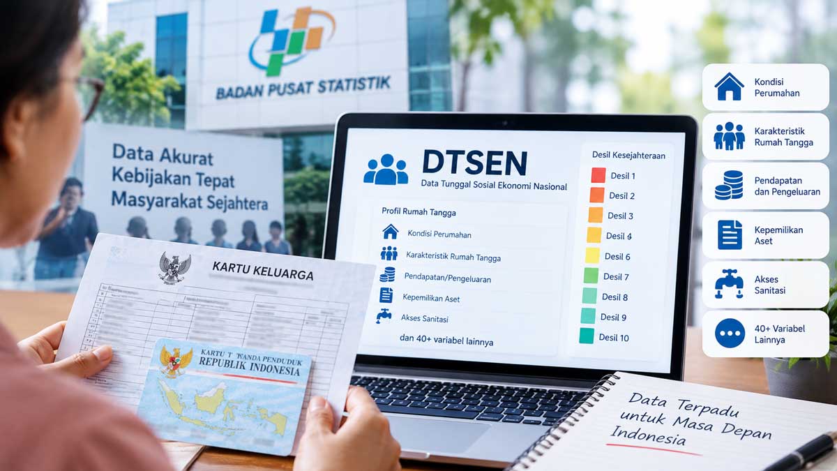 Desil DTSEN Bisa Berubah? BPS Jelaskan Data yang Jadi Penentunya