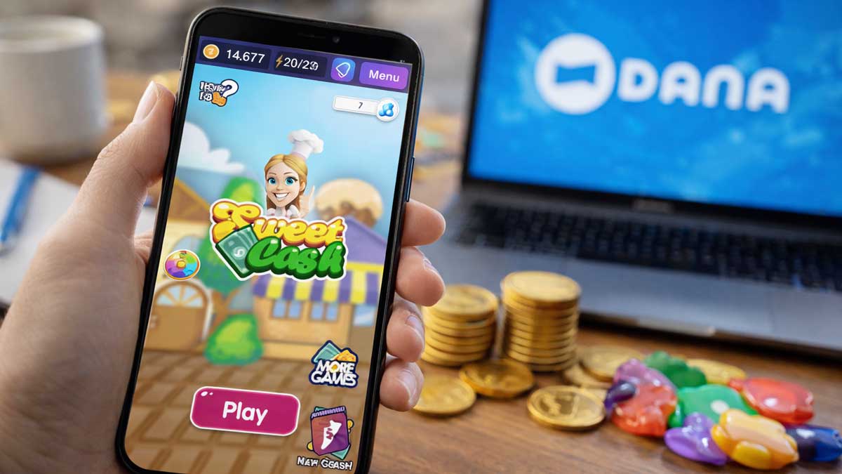 Cara Dapat Saldo DANA Gratis dari Sweet Cash, Aplikasi Game Penghasil Uang