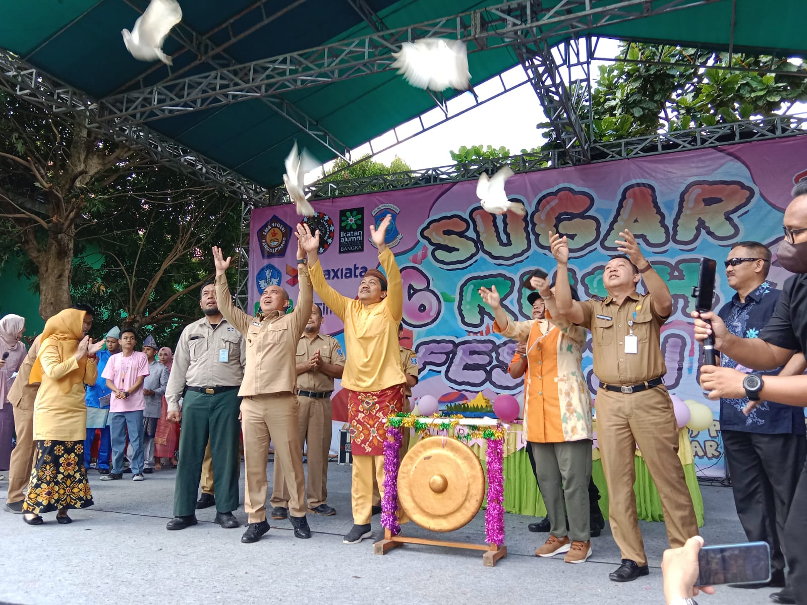Wako Maulan Aklil Puji Kemeriahan Sugar Rush Festival SMAN 1 Pangkalpinang
