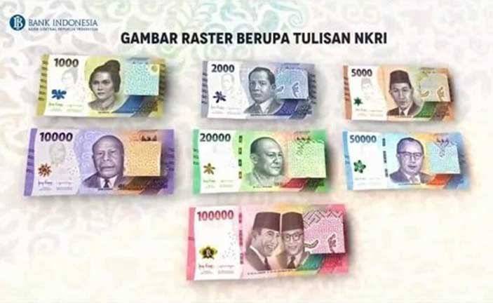 Tujuh Seri Pecahan Uang Kertas Baru 2022 Resmi Diluncurkan Bank Indonesia