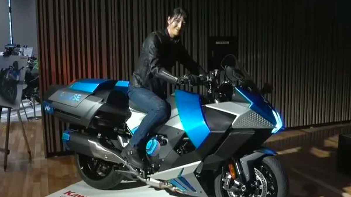 Turunan Ninja H2 SX, Kawasaki Pamerkan Prototype Sepeda Motor Hidrogen Pertama