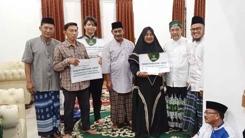 Baznas Belitung Salurkan Total Zakat Rp 46,6 Juta, Selama Safari Ramadan Pemkab