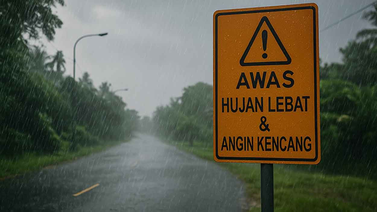 BMKG Peringatkan Hujan Lebat dan Angin Kencang 9–11 Agustus, Babel Termasuk Daerah Rawan