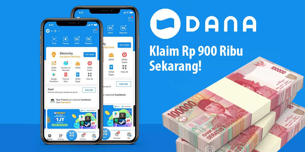 Klaim Saldo DANA Gratis Sekarang Rp 900 Ribu, Langsung Mendarat di Sakumu