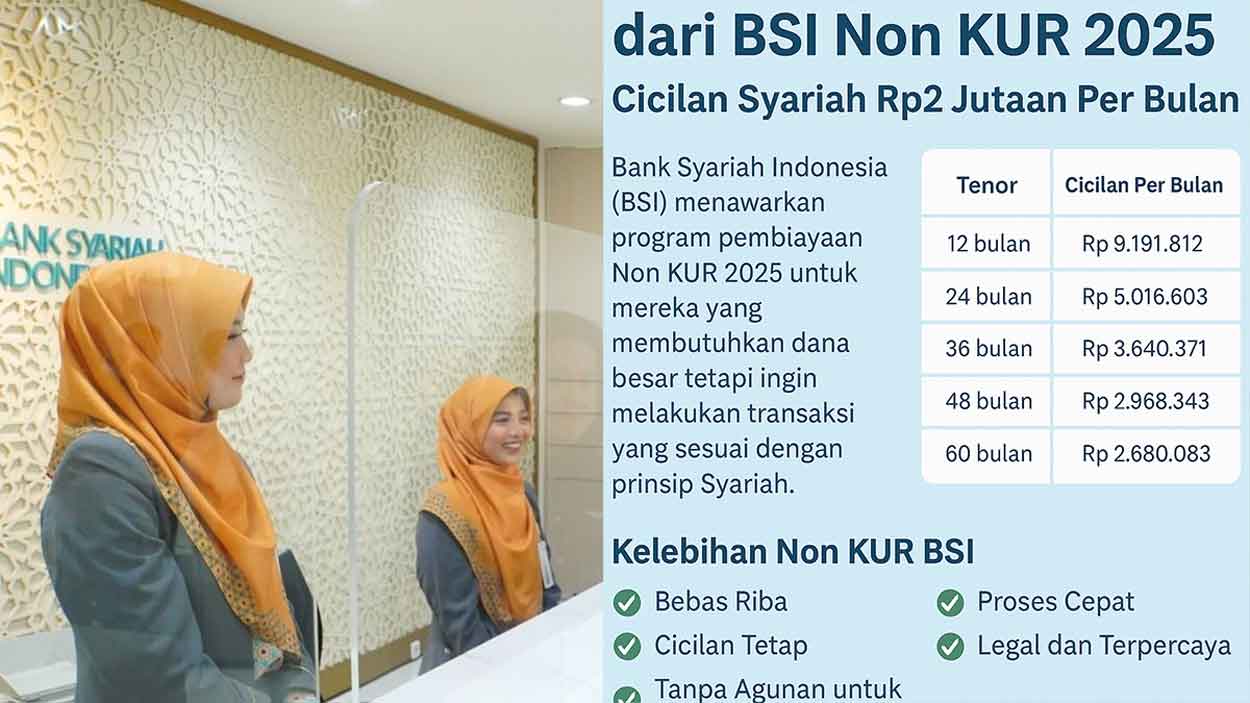 Pinjaman Syariah Rp100 Juta dari BSI 2025: Cicilan Ringan Tanpa Riba, Ini Syarat!