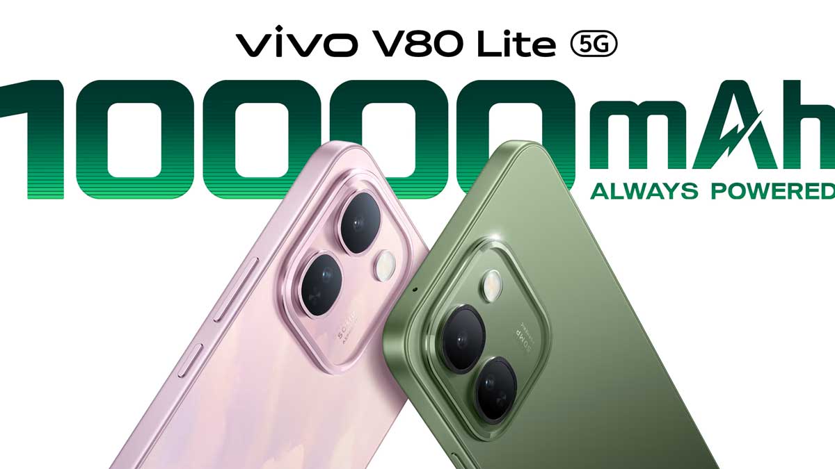 Vivo V80 Lite 5G: HP Baterai 10.000 mAh Diklaim Tahan 7 Tahun