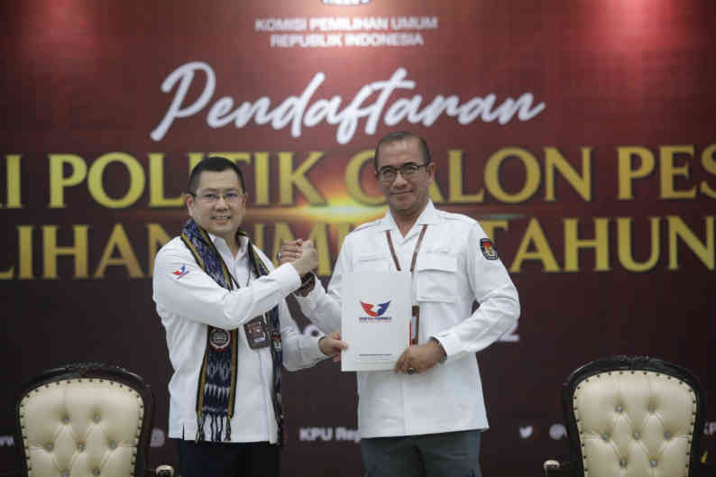 Partai Perindo Targetkan Raih 60 Kursi DPR RI Pada Pemilu 2024, Resmi Daftar ke KPU