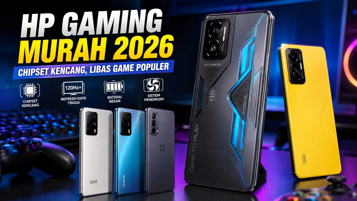 Cari HP Gaming Murah 2026? Ini 5 Pilihan Chipset Kencang Libas Game Populer