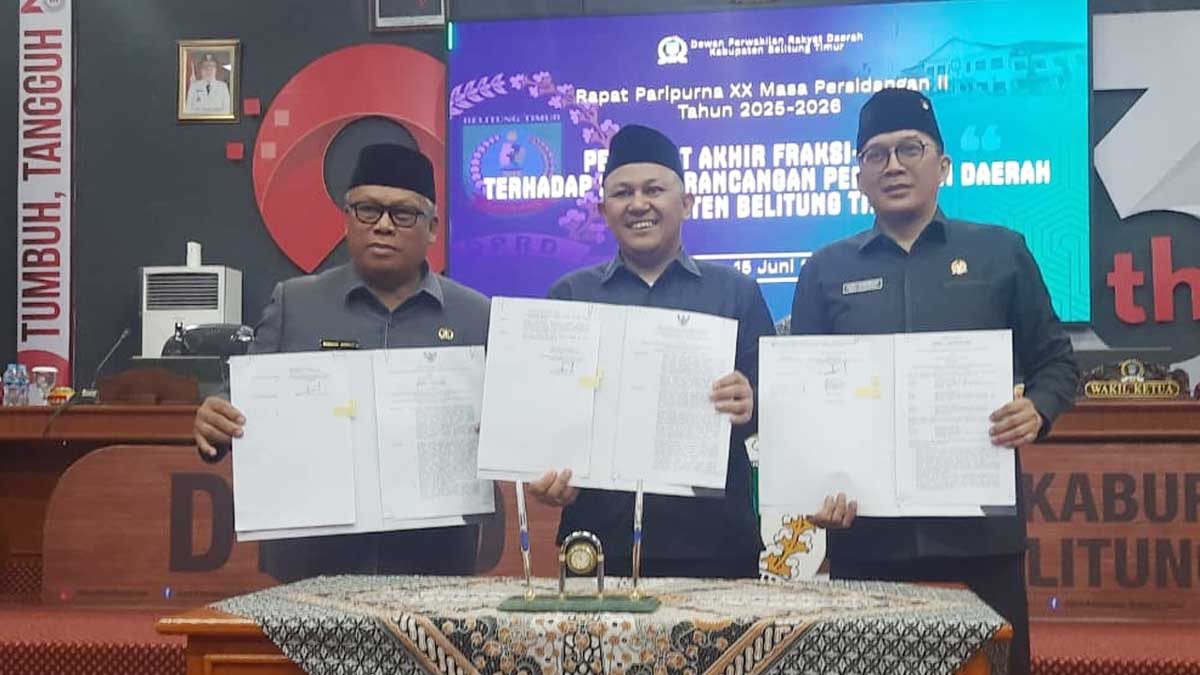 2 Raperda Strategis Disetujui, Beltim Bidik Lonjakan Investasi dan Inovasi Daerah