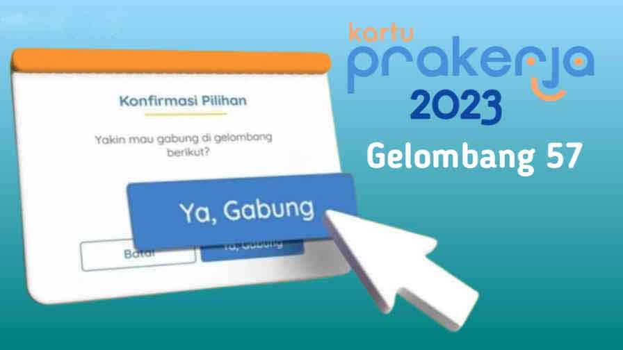 Cara Gabung Kartu Prakerja 2023 Gelombang 57, Insentif Rp4,2 Juta 