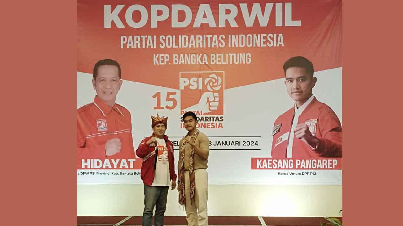 Kaesang dan Jokowi Efek, PSI Belitung Optimis Lolos Parlemen di Pemilu 2024