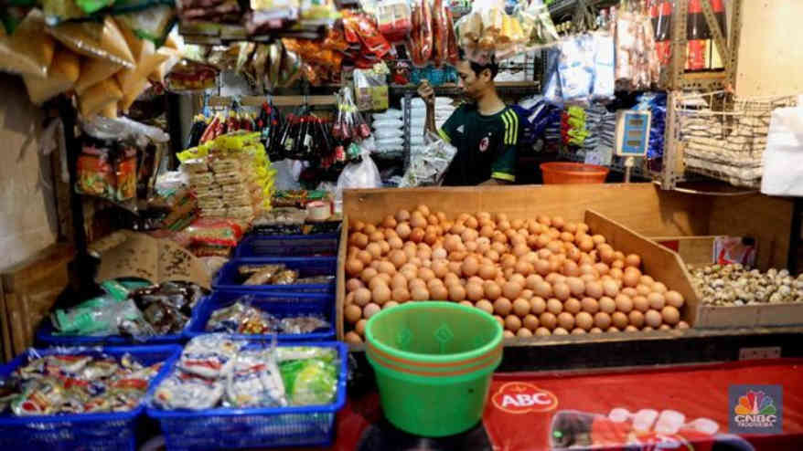 Jelang Imlek, Harga Sembako di Pasar Tanjungpandan Relatif Stabil