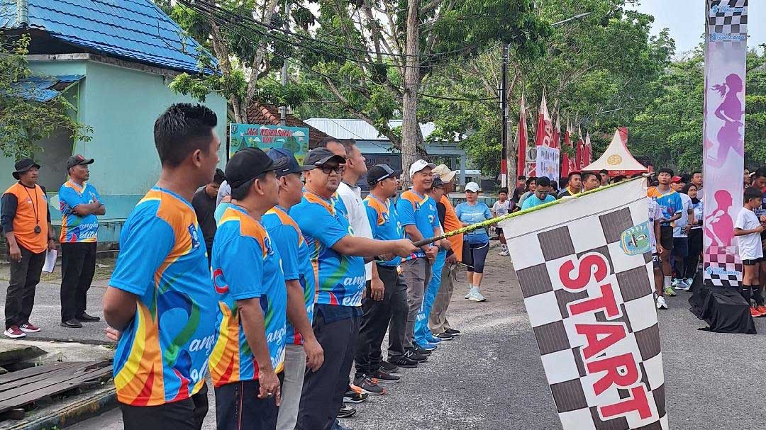 Beliadi Kibarkan Bendera Start Fun Run 5K, Apresiasi BPBD Babel