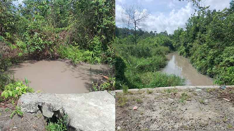 Sungai di Jalan Murai Tercemar Tambang Ilegal, Dulu Bersih Kini Seperti Kopi Susu