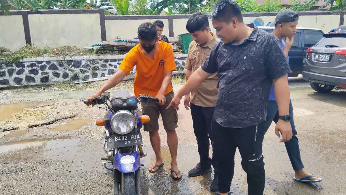 Polres Belitung Tangkap Pengerit BBM Motor Thunder, Sita 600 Liter Pertalite