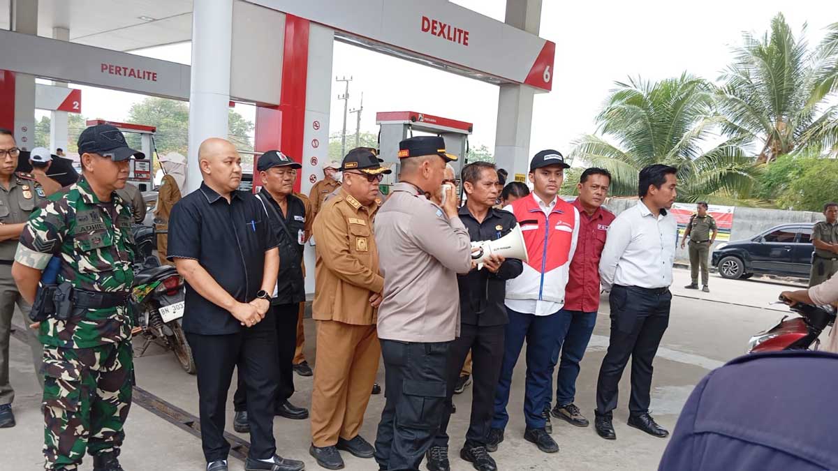 Tegas! Kapolres Beltim Warning Operator SPBU soal Pengisian BBM Bersubsidi