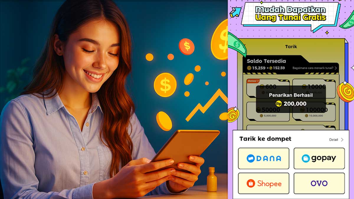 Cara Hasilkan Uang dari Aplikasi Game Wild Cash, Cuan Saldo DANA Tembus Rp454 Ribu
