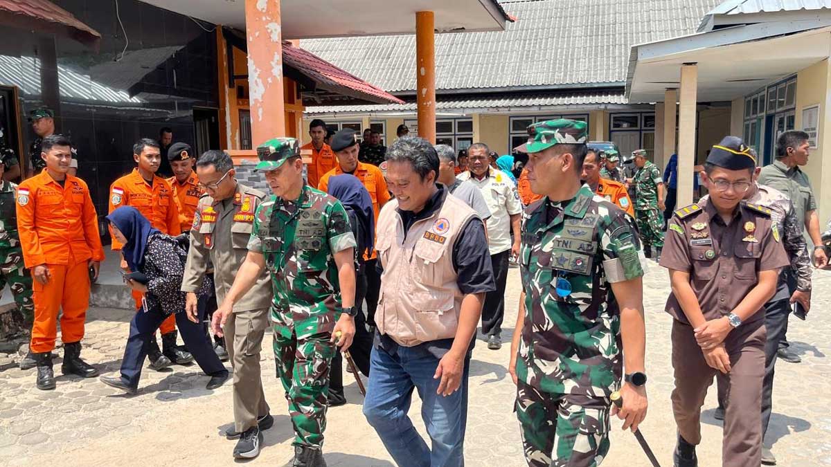 Pangdam II Sriwijaya Cek Kesiapan Beltim Hadapi Karhutla