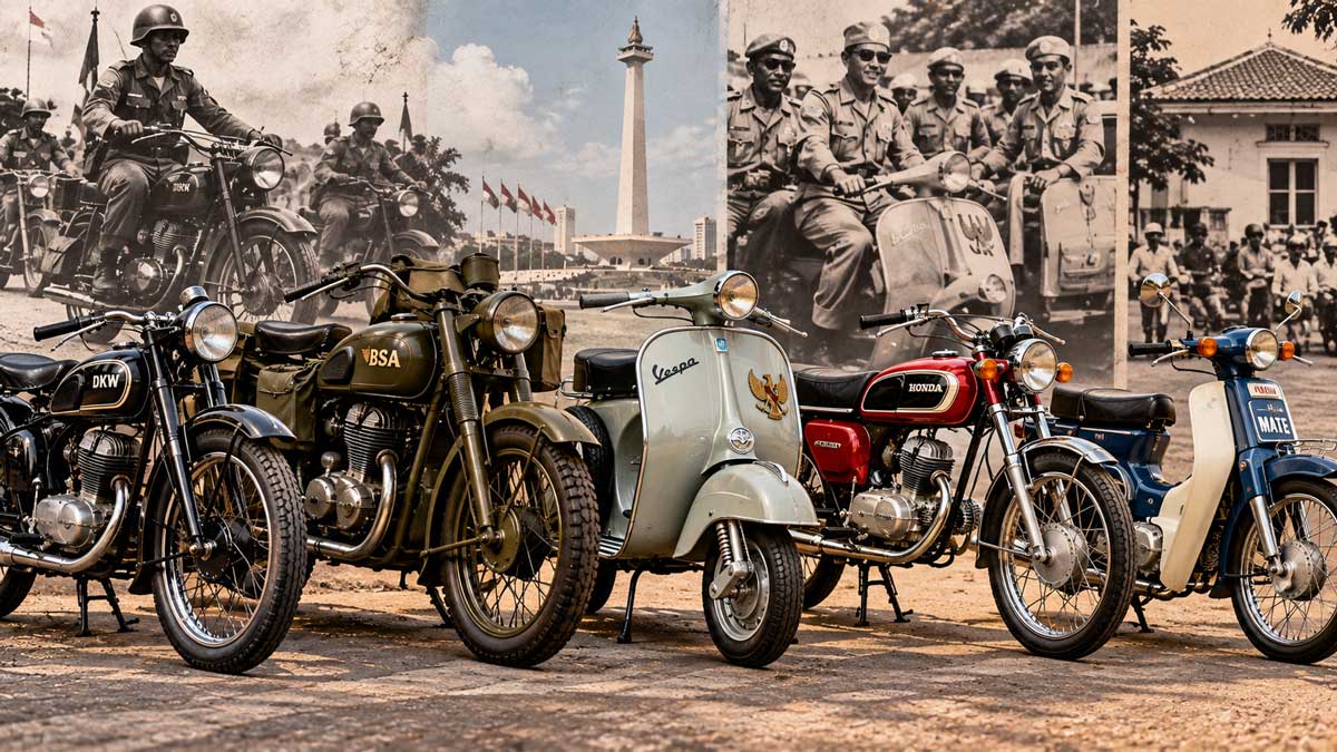 Nostalgia 5 Motor Lawas Penuh Sejarah, dari Motor Militer hingga Vespa Kongo