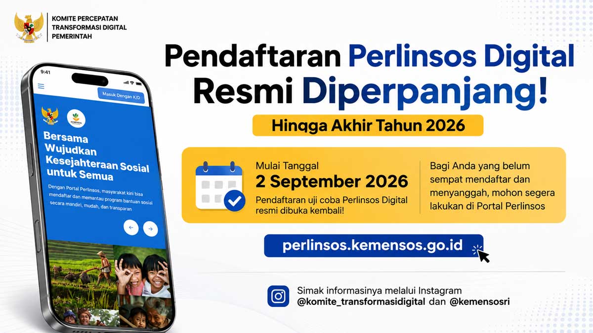 Pendaftaran Perlin­sos Beltim Diperpanjang, Baru 25,03 Persen KK yang Terdata