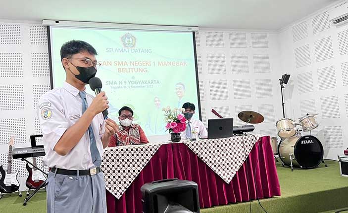  Ekspansi Aksi Literasi SMAN 1 Manggar Meluas, Berbagi Praktik Baik di SMAN 5 Yogyakarta