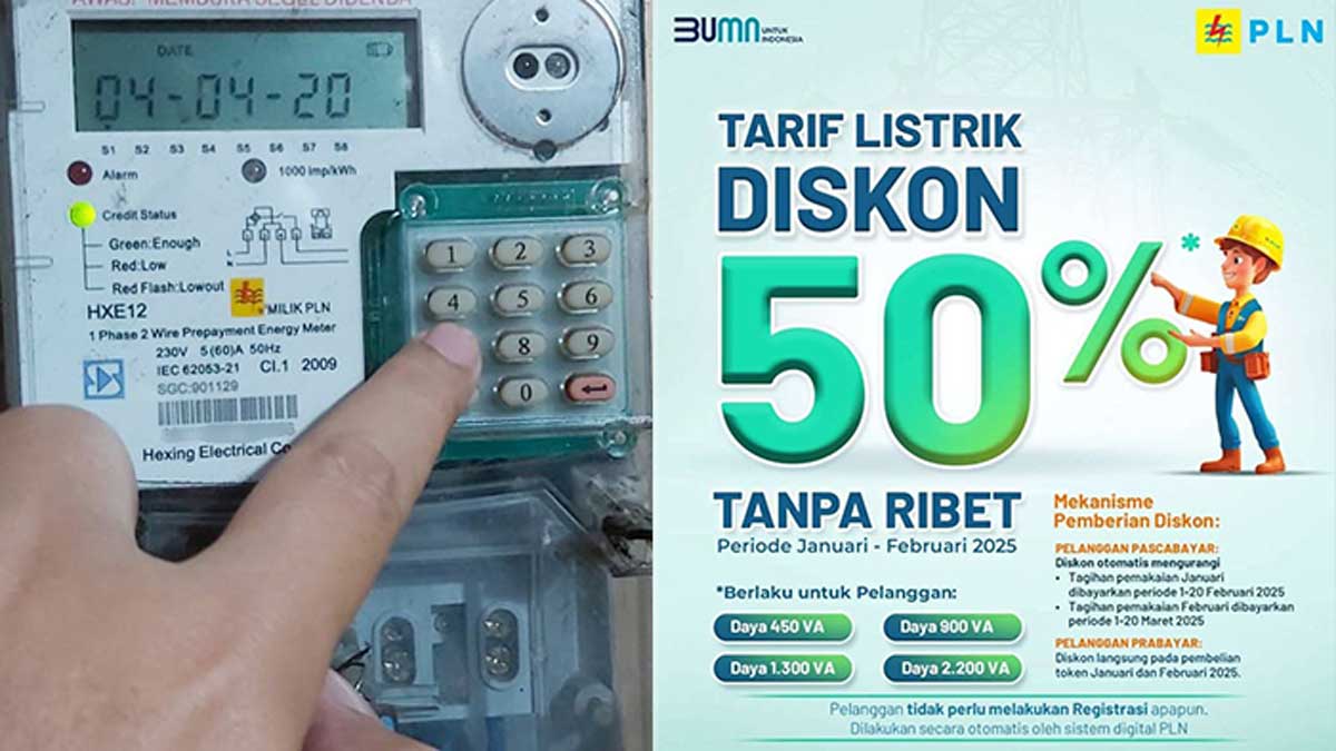 Cara Dapat Diskon Token Listrik 50 Persen dan Batas Maksimal Pembelian