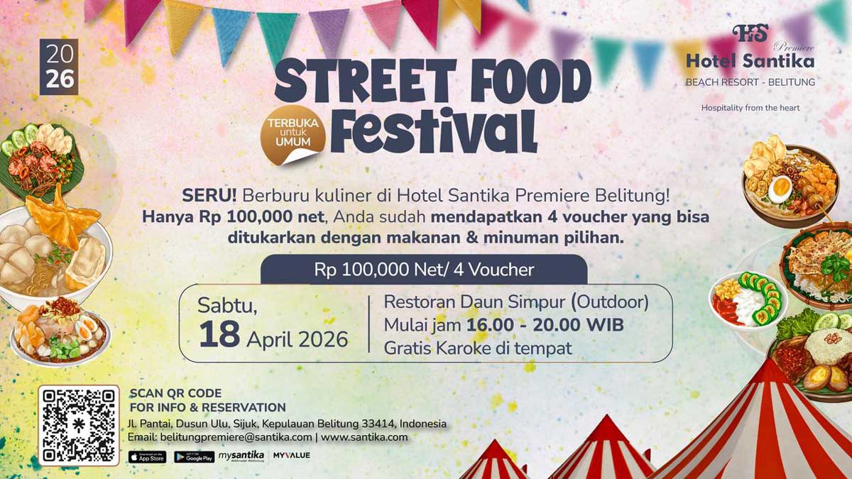 Yuk! Nikmati Kuliner Seru di Santika Belitung, Makan Sambil Karaoke Cuma Rp100 Ribu