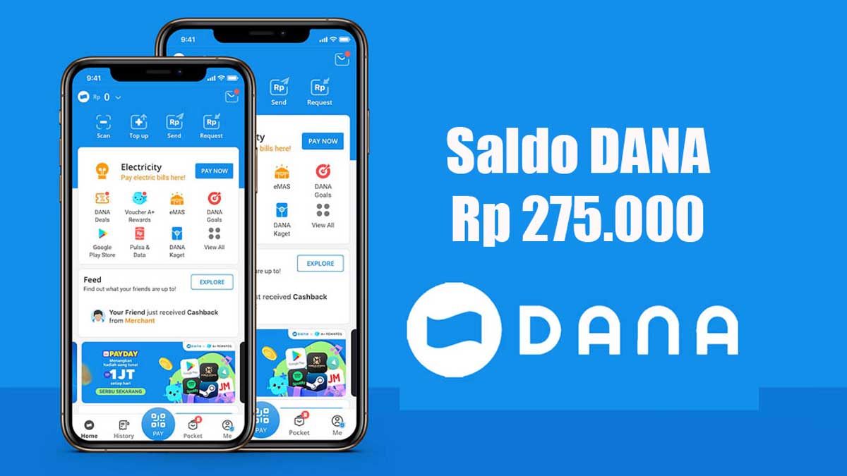 Cara Dapat Saldo DANA Gratis Rp275.000 dari Aplikasi Penghasil Uang 2025, Klaim Sekarang!