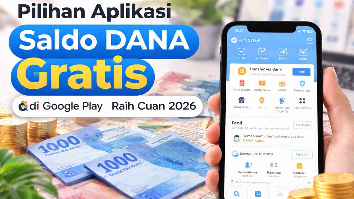 Pilihan Aplikasi Penghasil Saldo DANA Gratis di Google Play, Raih Cuan 2026