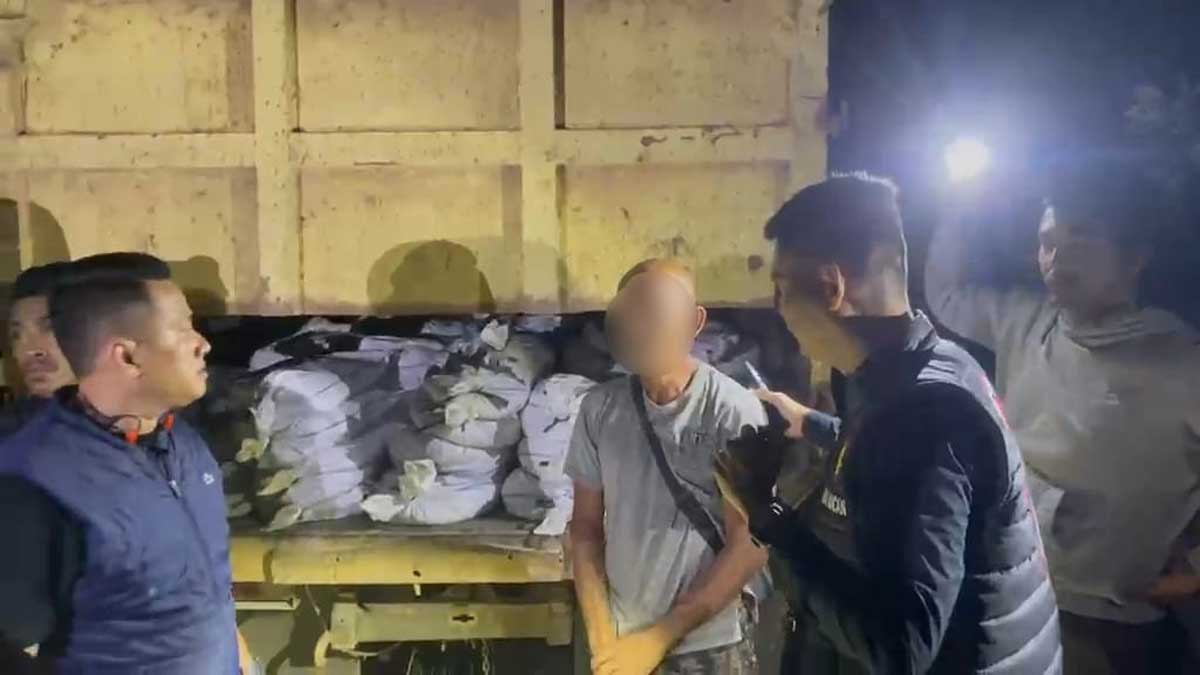 8 Ton Pasir Timah Hendak Diselundupkan Keluar Belitung Timur, 2 Orang Diamankan Polisi