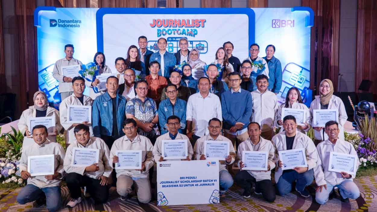 BRI Fellowship Journalism 2025 Kukuhkan 45 Jurnalis Penerima Beasiswa S2, Dukung Pers Berkualitas