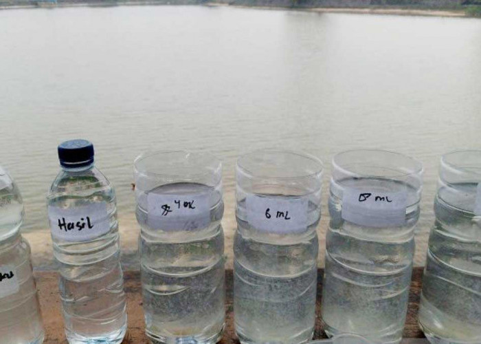 PMI Belitung Olah Air Kolong untuk Warga Terdampak Kekeringan, 12.000 Liter Disiapkan