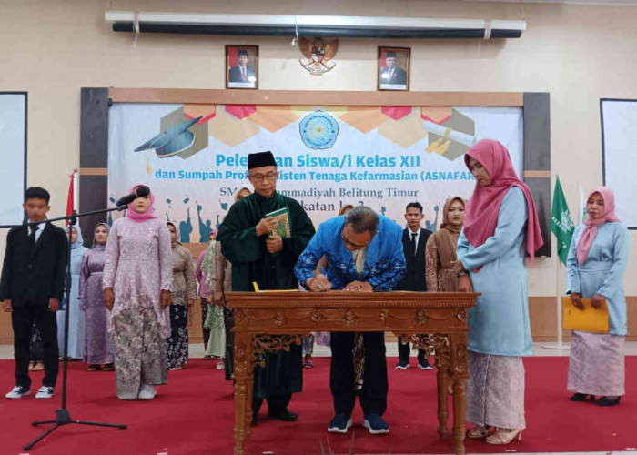 SMK Muhammadiyah Belitung Timur Cetak 17 Asisten Tenaga Kefarmasian