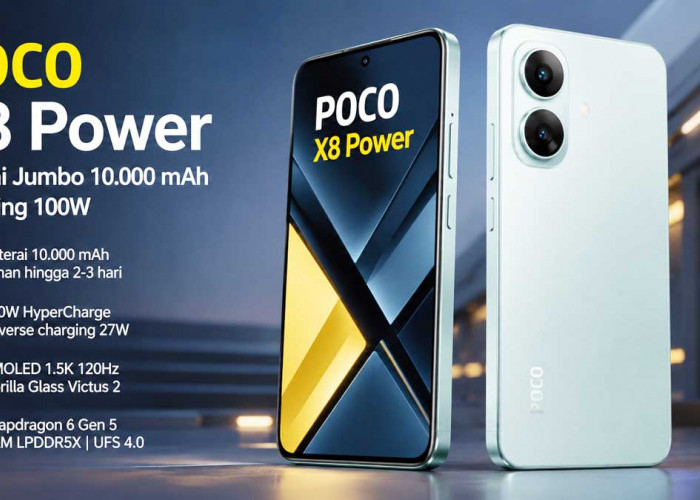 Bocoran POCO X8 Power, Baterai 10.000 mAh dan Charging 100W Jadi Andalan