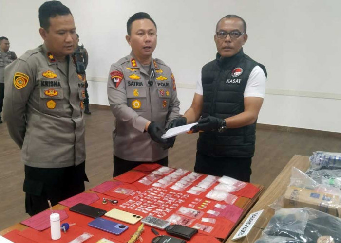 2 Kasus Narkoba di Belitung Terbongkar, Polisi Sita  607,16 Gram Sabu dan 4,32 Gram Ekstasi